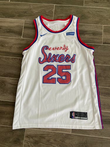 Philadelphia 76ers Used Size 52 Nike Jersey - Simmons