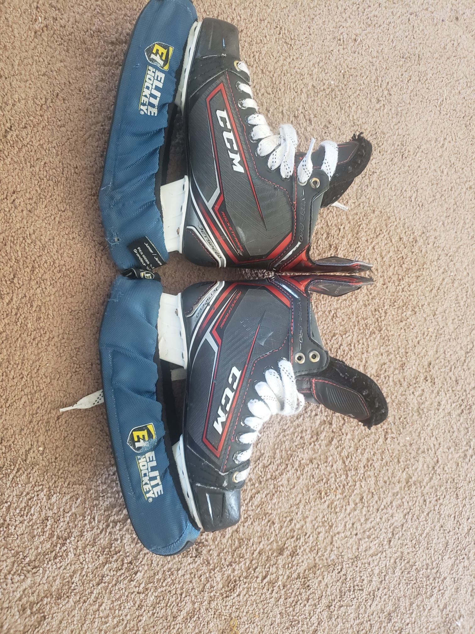Senior Used CCM JetSpeed XTRA PRO Hockey Skates Regular Width Size 6.5