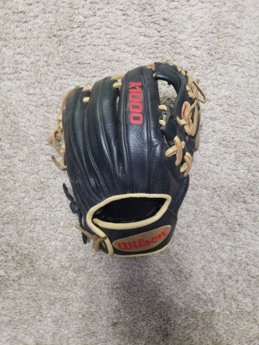 Used Right Hand Throw Wilson Infield A1000 Baseball Glove 11.25"