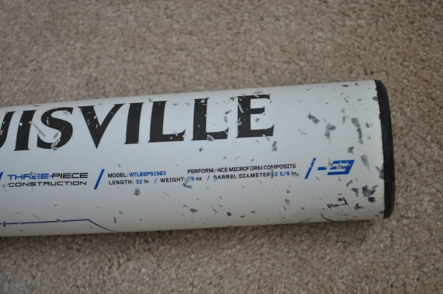Batte Baseball Louisville Slugger Prime 919 - 32 Pouces, 29 Oz, Drop 3, BBCOR, Carbone