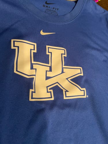 Blue Nike Kentucky Wildcats Dri-Fit T-Shirt