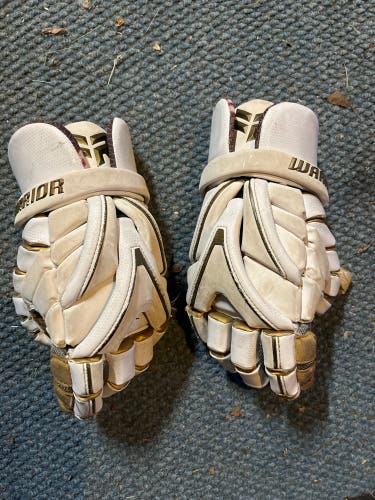 Warrior Evo Rabil Gold Series LE used Lacrosse gloves(M)