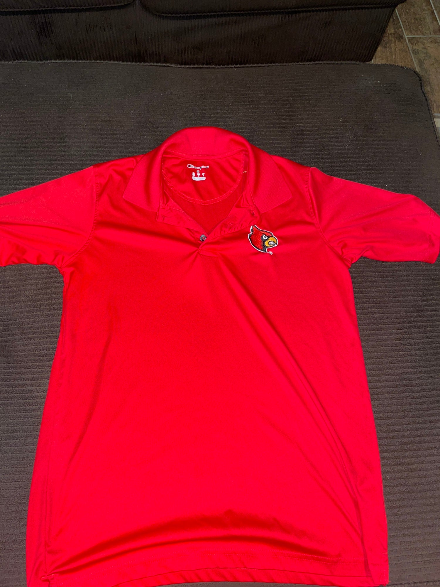 Men's Champion Red Louisville Cardinals Baseball Icon T-Shirt Size: Medium