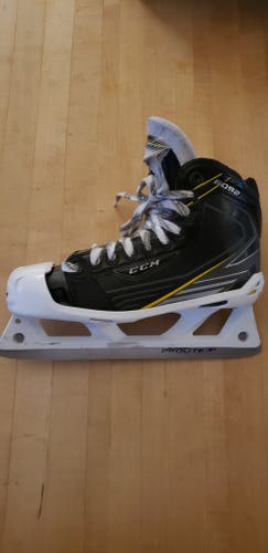 Senior Used CCM Tacks 6092 Hockey Goalie Skates Extra Wide Width Size 6.5