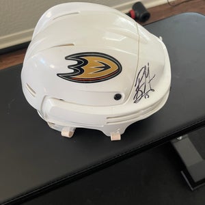 Ryan Getzlaf Game Worn Autographed Helmet