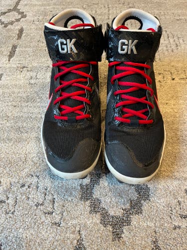 Black Kid's Molded Cleats High Top Nike alpha huarache elite 3