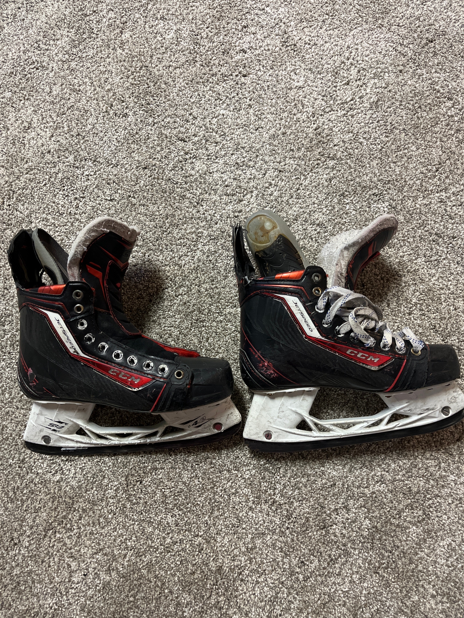 Senior Used CCM JetSpeed FT1 Hockey Skates Regular Width Size 7