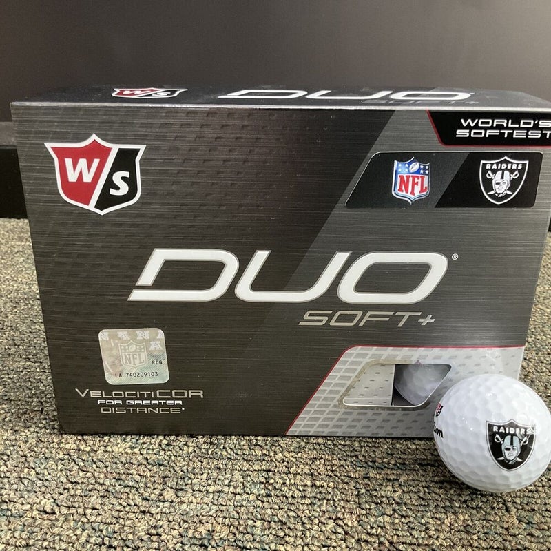 Las Vegas Raiders Pack of 3 Golf Balls