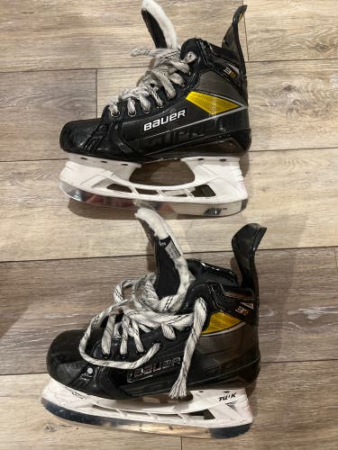 Used Bauer Size 4.5 Supreme 3S Pro Hockey Skates