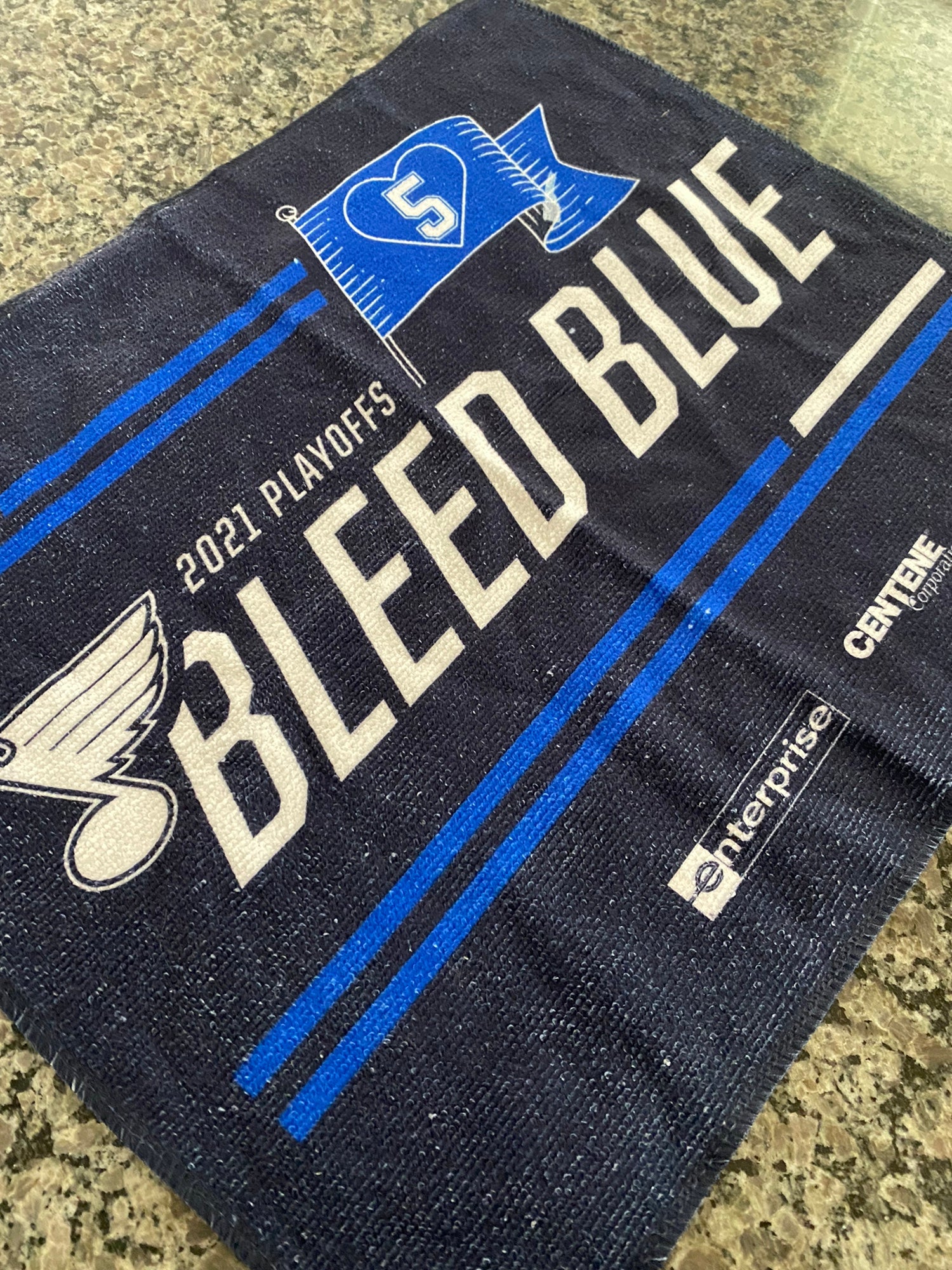 St. Louis Blues 2021 Playoff Rally Towel SGA 5/23/21