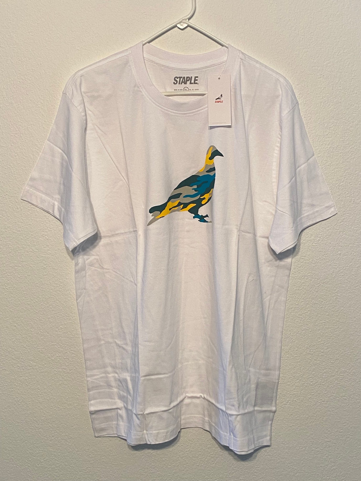 Staple Pigeon NYC Underhill Camo Logo Size XL Casual Skateboarding T Shirt New
