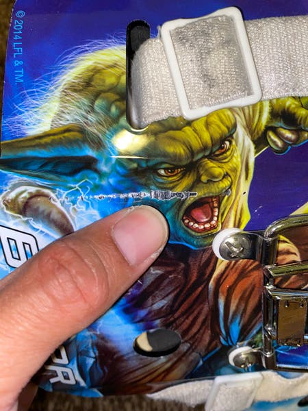 Junior Used Bauer NME3 Goalie Mask STAR WARS YODA SidelineSwap