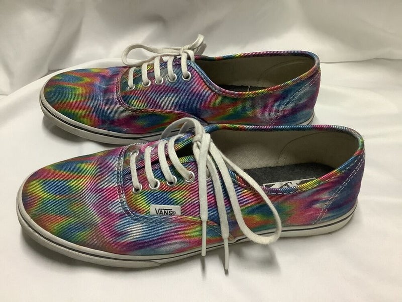 Vans Tye Dye Lace Up Shoes Mens size  Womens Size 9 psychedelic Exc Cond  | SidelineSwap