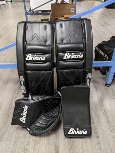 Used 34" Brian's Regular Goalie Full Set Alite Black