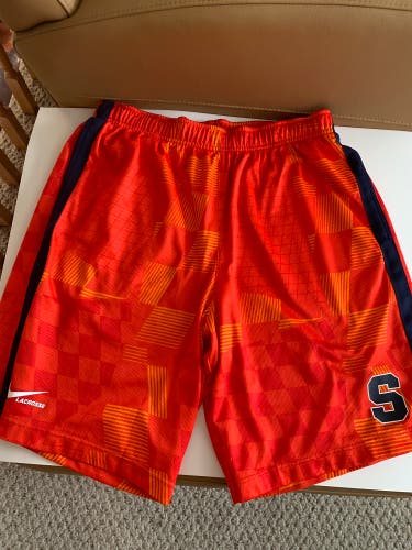 Nike Syracuse Mens lacrosse shorts large