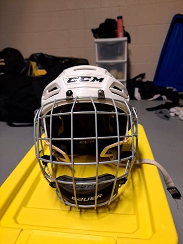 Used Medium CCM Resistance Helmet Pro Stock