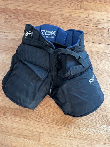 Reebok Junior Medium Goalie Pants Black