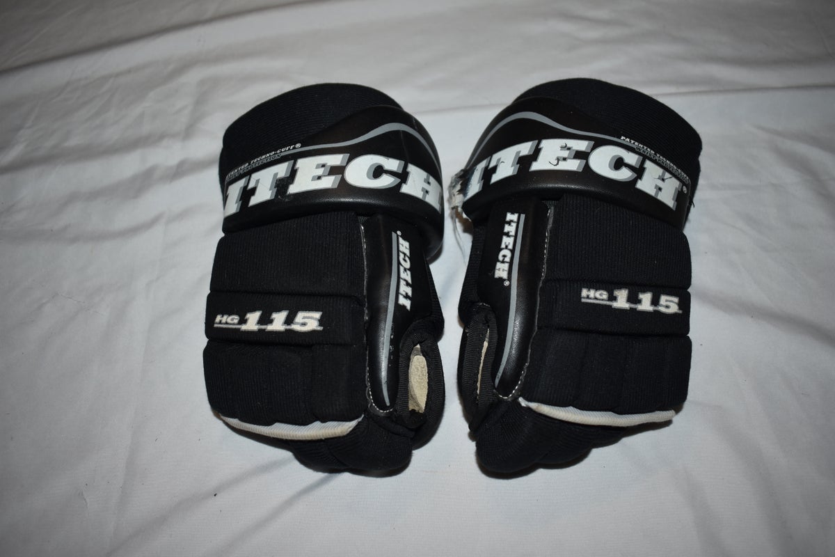 Itech HG115 Hockey Gloves, Black, 11 Inches