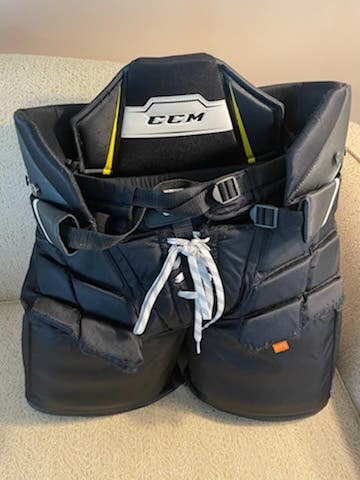 Senior Used Small CCM Axis Pro Hockey Goalie Pants good condition. Used for 2 seasons.