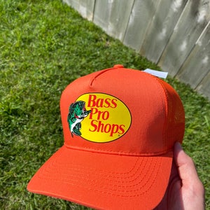 ORANGE BASS PRO SHOP TRUCKER HAT