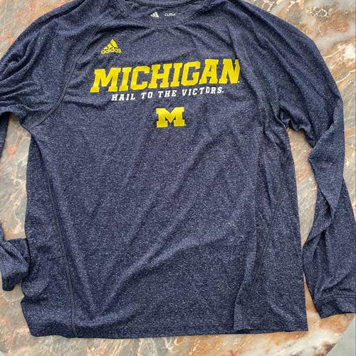 University of Michigan Men's Adult Large Adidas Shirt