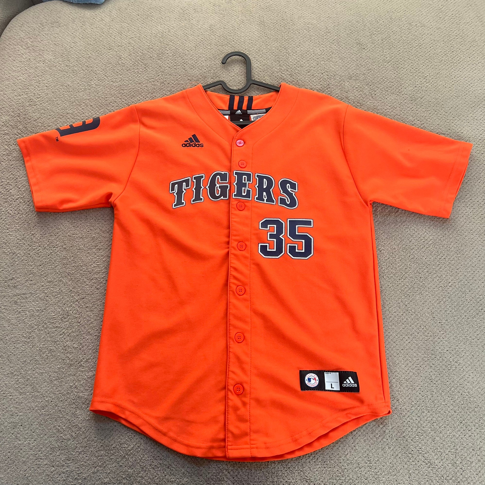 SOLD-m) Adidas Detroit Tigers Justin Verlander