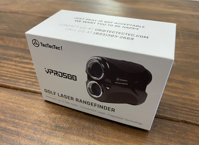 NEW! TecTecTec VPro500 Golf Rangefinder