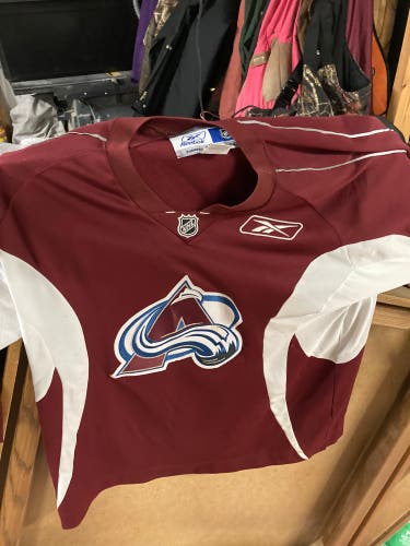 Colorado Avalanche Red Used XL Reebok Jersey