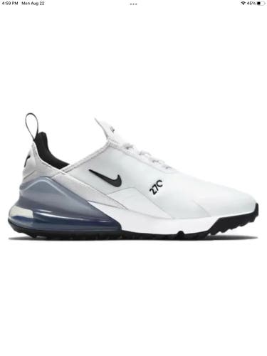 Nike Air Max 270 G White Black Pure Platinum CK6483 102 Men's Size 11.5