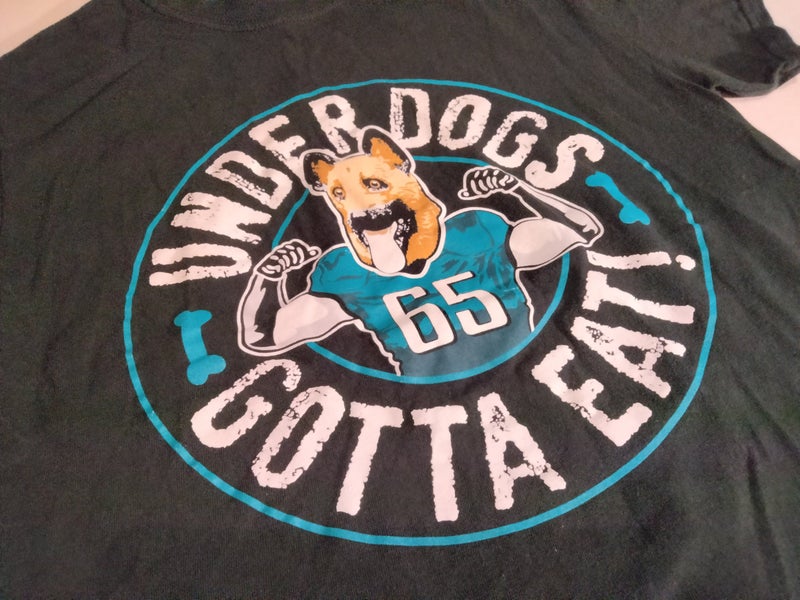 Philadelphia Eagles - Underdogs Gotta Eat - Small Black Cotton Tee