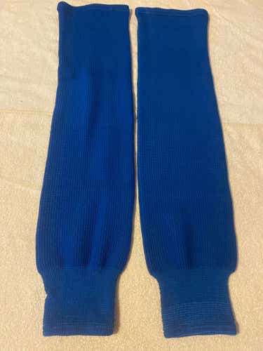 Brand New Knit Material Adult Hockey Socks, Size Adult 33"