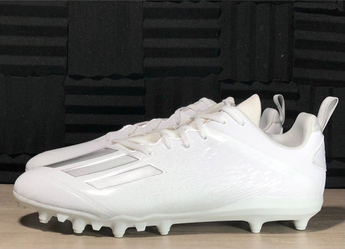 Adidas Adizero Spark Low Football Cleats Cloud White EF3473 Men's size 13