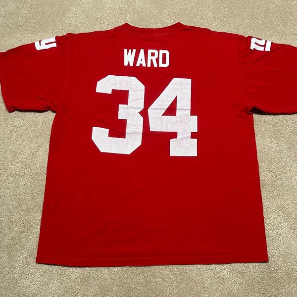 Derrick Ward New York Giants T Shirt Men XL Adult Red NFL Football Retro  USA 34