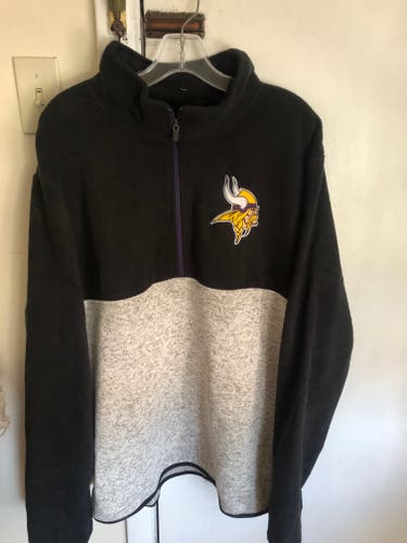 Minnesota Vikings 47 brand men’s NFL 1/4 zip jacket XXL
