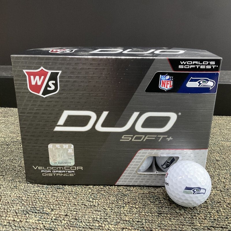 Wilson Staff Duo Optix NFL Golf Balls Yellow, Pittsburgh Steelers