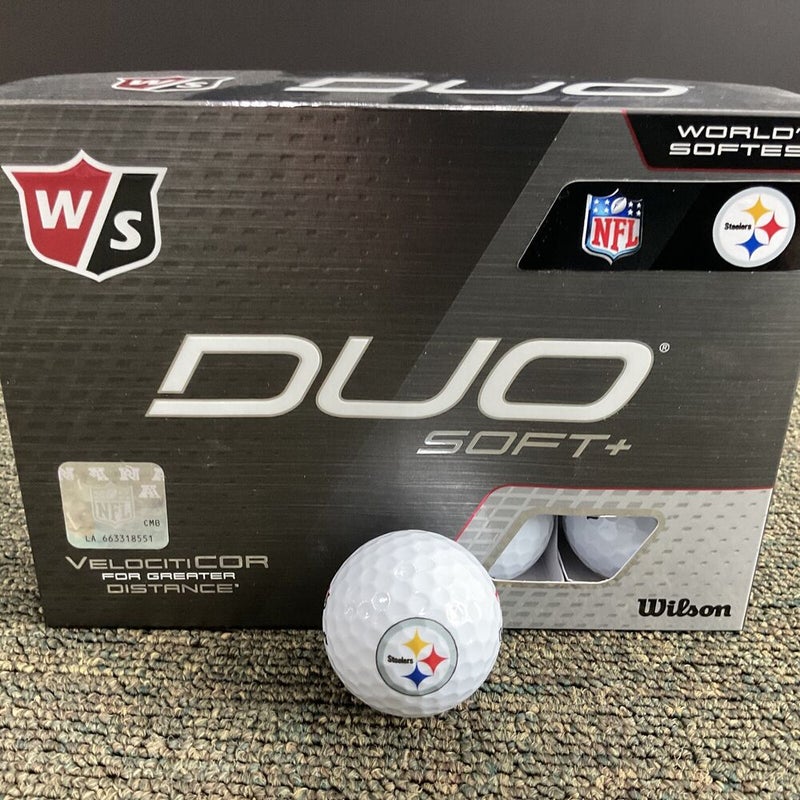 Wilson Duo Soft+ NFL Golf Balls - White - Atlanta Falcons