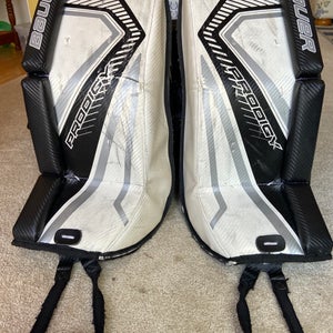 Used 22" Bauer  Prodigy 3.0 Youth Goalie Leg Pads