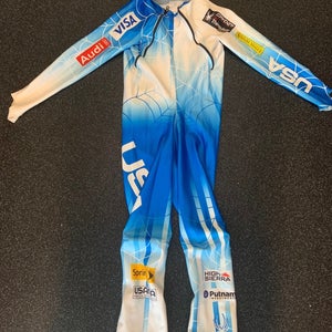 Men's Used Large Spyder us ski team Ski Suit FIS Legal