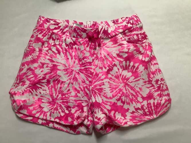 Tommy Bahama Girls Pink Shorts Size L 10/12 new without tags tye dye Box B