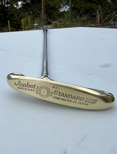 Used Right Hand Acushnet Bulls Eye Putter M5C Flange-Offset John Reuter
