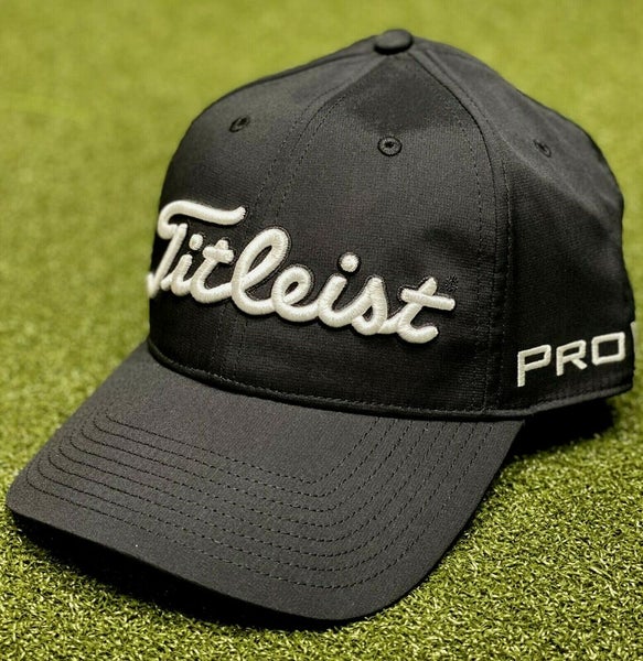 Titleist Tour Performance Adjustable Golf Hat Cap Black One Size New #80208