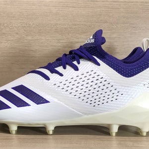 Adidas Adizero 5-Star 7.0 Football Cleats White Purple DA9552 Men's size 9