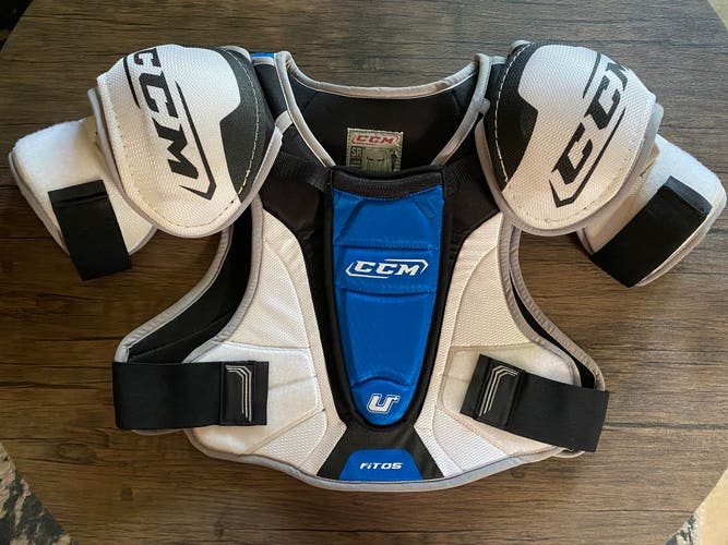 New SR Large CCM Shoulder Pads U+ FIT05