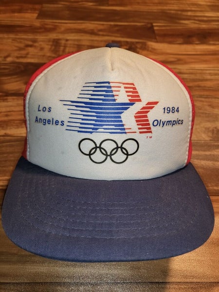 Vintage NFL Los Angeles RAMS Mesh Snapback Trucker Hat Cap USA 80's VTG