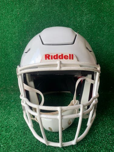 Adult Large - Riddell Speedflex Football Helmet - White