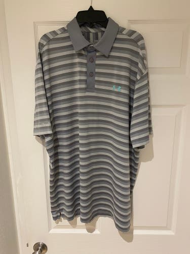 Under Armour Gray Used XL Golf Shirt