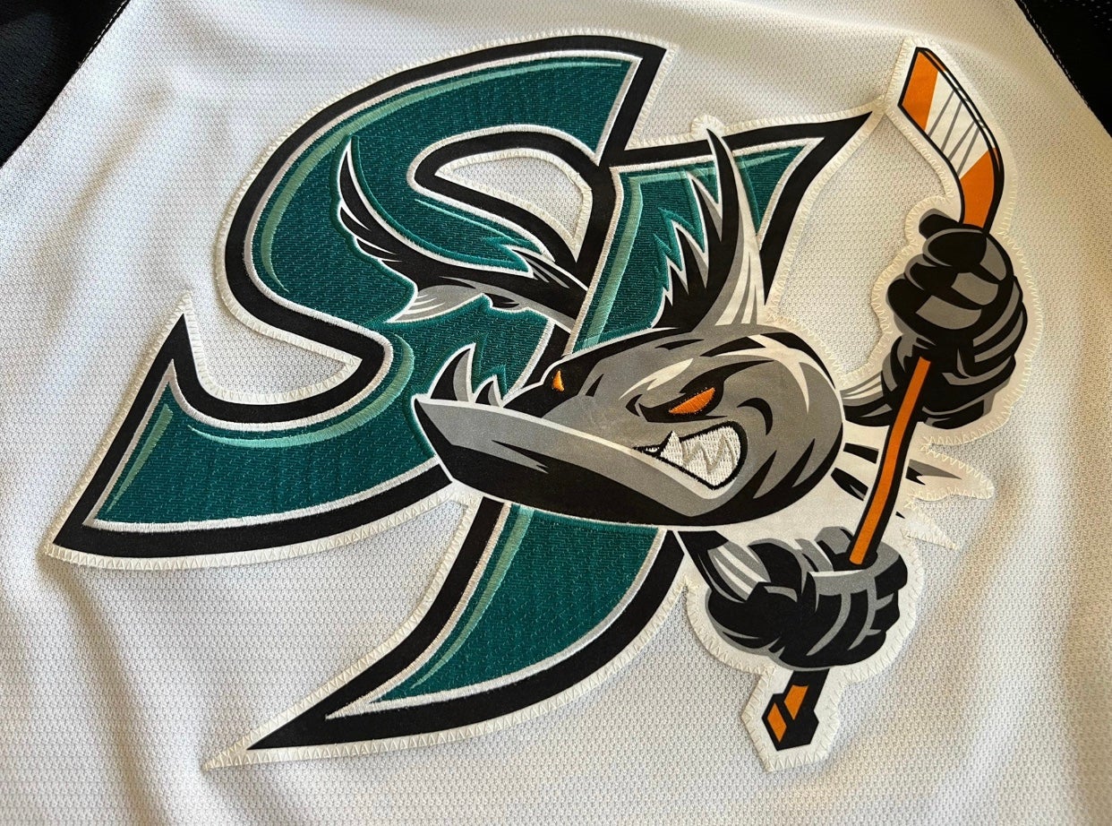 CCM Quicklite San Jose Barracuda Customized Premier Third Gray Jersey –