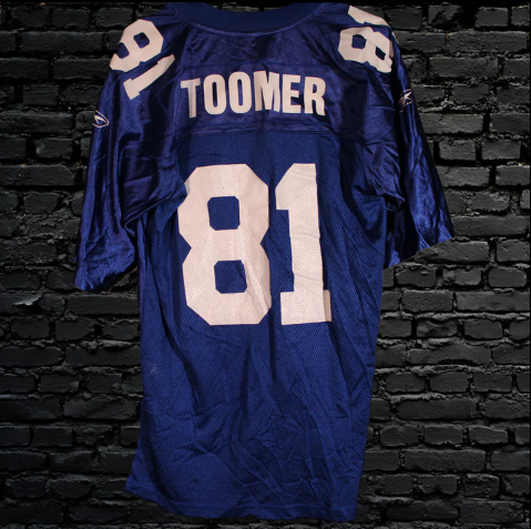 New York Giants Amani Toomer NFL Reebok Jersey Size Adult Medium