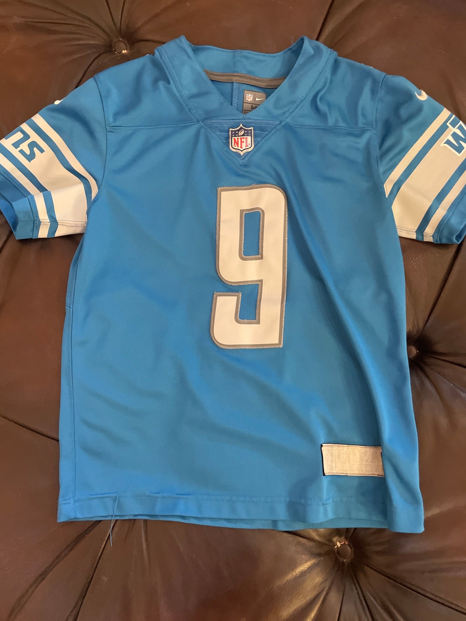 Nike Detroit Lions Toddler Blue Matthew Stafford Game Jersey