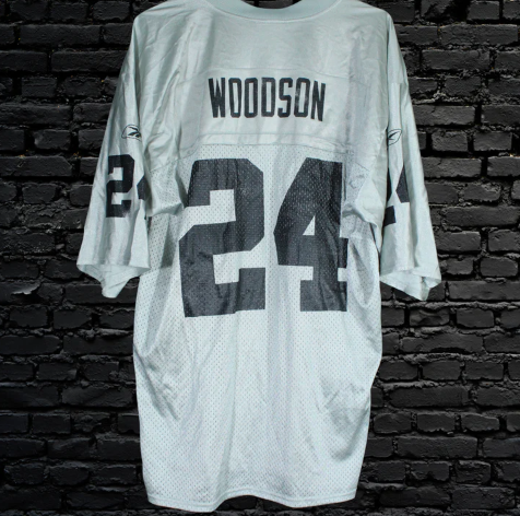 Raiders Charles Woodson Jersey Black 24 Women's Vapor Untouchable Limited